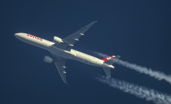 SWISS BOEING 777 HB-JNB ROUTING ZURICH--JFK NEW YORK AS LX16  34,000FT.