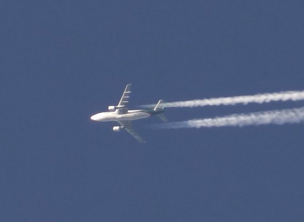 Biman Bangladesh A310 on its way to Heathrow.