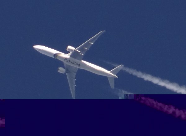 Air Pakistan Boeing 777 AP-BID seen today.