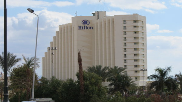 The Taba Hilton on the border, built by the Israelis, surrendered to Egypt years after the rest of the Sinai