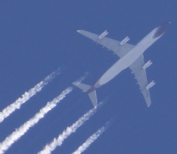 Highlight, although not in the best light: A340 M-IABU.