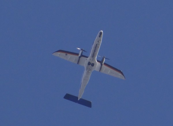 Do 228 from German Navy, normally used for patrolling the seas, searching for oil polluters.