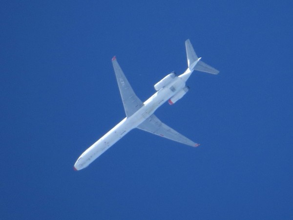 Danish Air Transport MD-83 OY-RUE, seen during my holidays