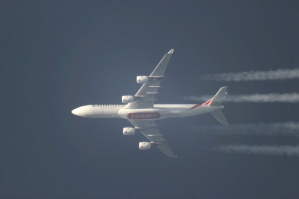 Emirates A340-500, Dubai-Lyon