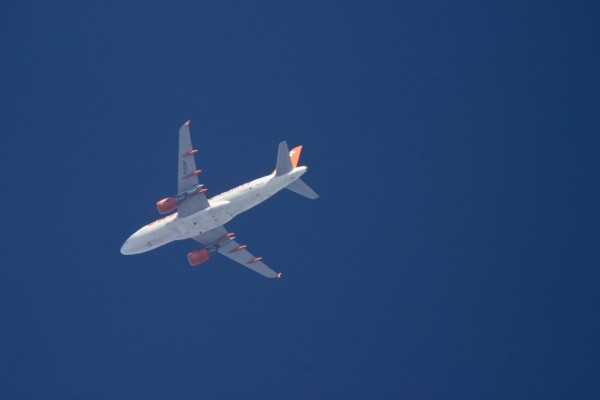 Easyjet A319 (G-EZDP), FCO-LIN (30,000 ft)