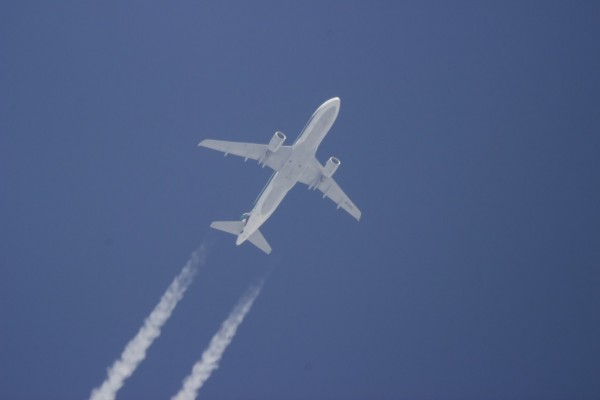 Alitalia A320 (EI-DTL), flying at 37,000 ft from LIN to NAP