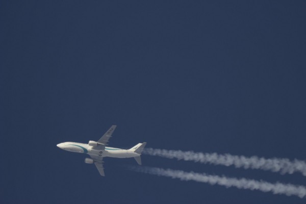 Tailwind B734 (TC-TLD) flying at 34,000 ft from DLM to BRU