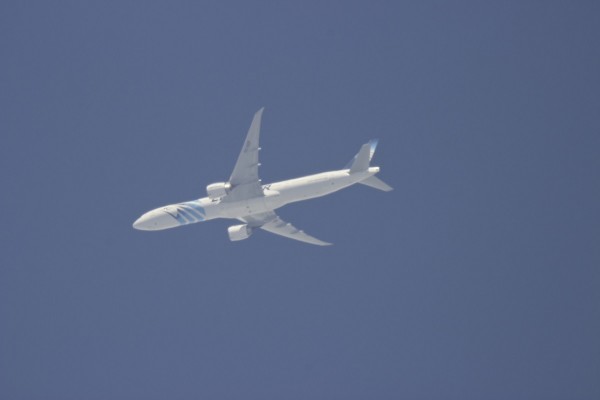 Egyptair 773 (SU-GDP) flying t 32,000 ft from CAI to JFK
