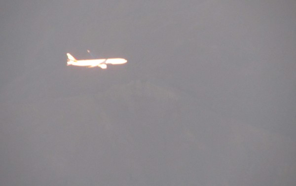 Air-to-air spotting over Iran. Difficult to get a sharp picture with heavy windows...