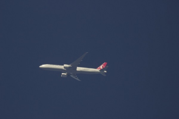 Turkish Airlines 773 (TC-JJT) flying at 32,000 ft from IST to IAH