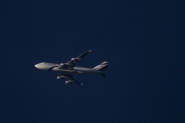 El Al 744 (4X-ELD) flying at 32,000 ft from TLV to JFK