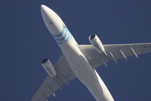 Egyptair A332 (SU-GCG) flying at 24,000 ft from CAI to FRA