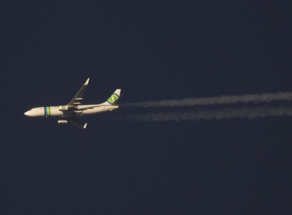 Transavia France 738 (F-GZHI) flying at 36,000 ft from TLV to LYS