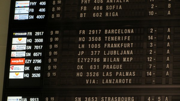 It's the only Ryanair flight on the board!