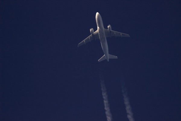 Air France A319 (F-GRHT) flying at 38,ooo ft from ATH to CDG
