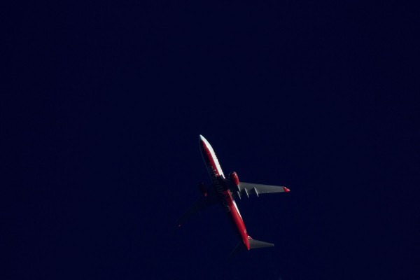 Air Berlin 738 (D-ABKM) flying at 38,000 ft from PMI to MUC