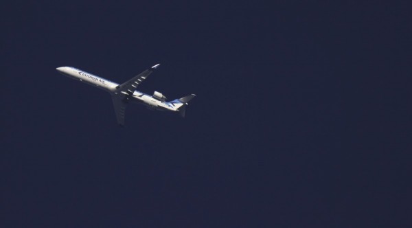 Estonian Air CRJ900 (ES-ACC) flying at 29,000 ft from NCE to TLL