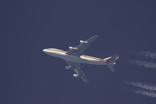 Kalitta Air 747-200(SF) (N793CK) flying at 38,000 ft from TIF to JFK