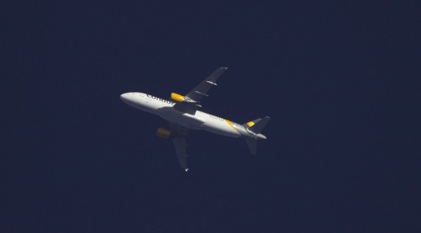 Condor A320 (D-AICL) flying at 36,000 ft from XRY to MUC