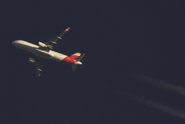 Iberia A320 (EC-MCS) flying at 36,000 ft from MAD to MUC