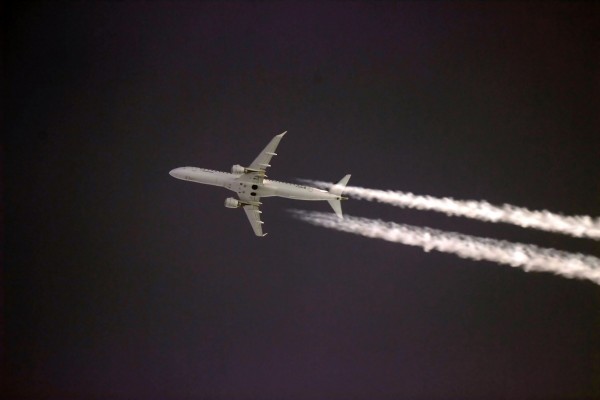 Lufthansa CityLine ERJ-195 (D-AEMA) flying at 36,000 ft from NCE to MUC