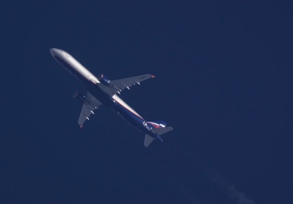 Aeroflot A321 (VQ-BEF) flying from BCN to SVO