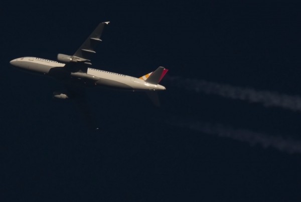 Germanwings A320 (D-AIQN) flying at 38,000 ft from NCE to TXL