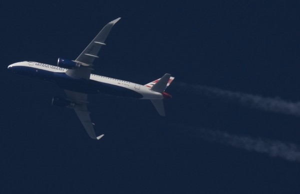 British Airways A320 (G-EUYX) 34,000 ft from BLQ to LHR