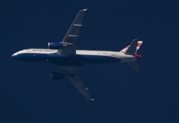 British Airways A320 (G-EUUF) 38,000 ft BLQ-LHR