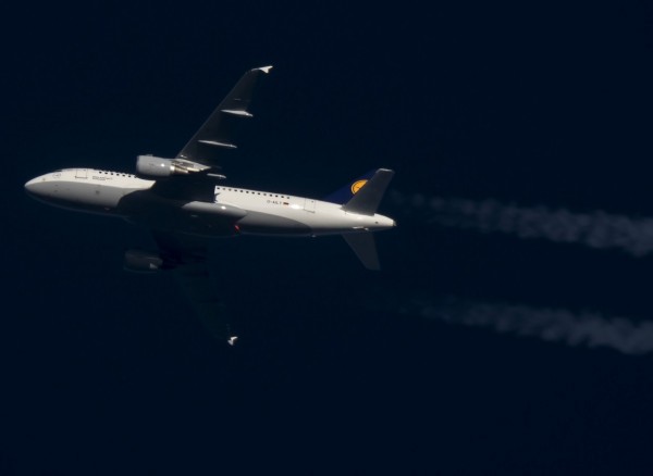 Lufthansa A319 (D-AILY) 38,000 ft NCE-MUC