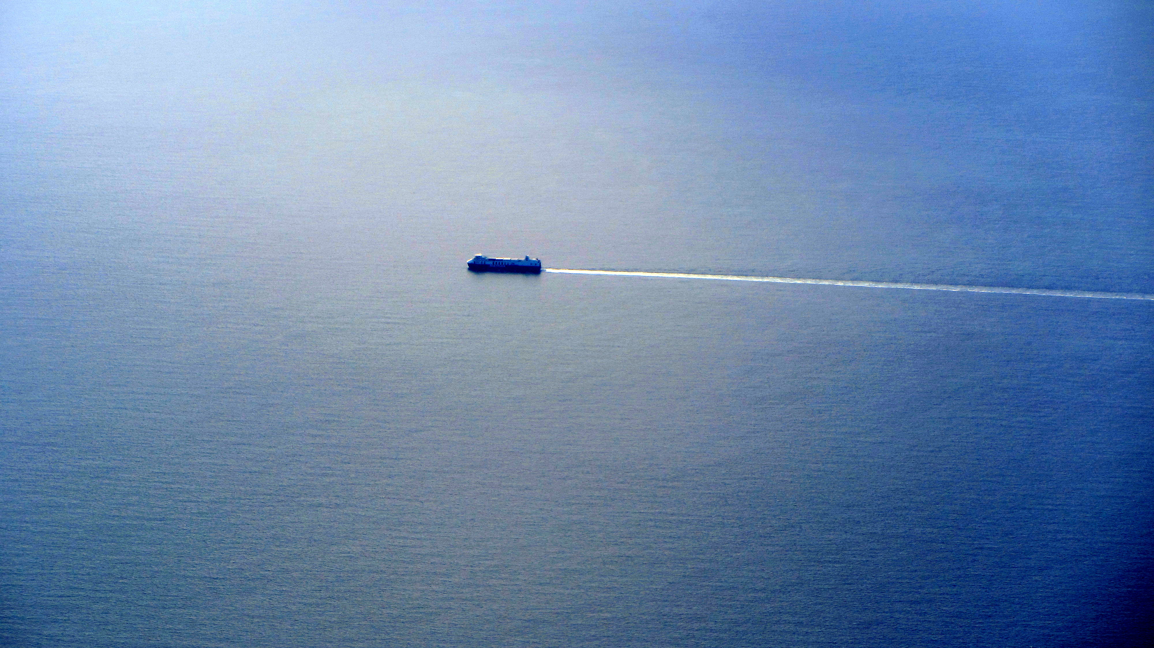 Ferry crossing the Irish Sea