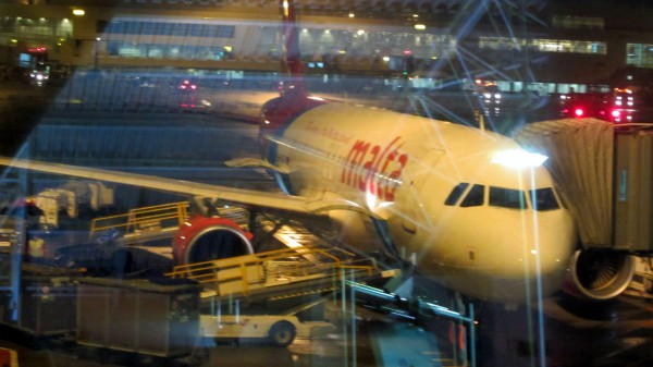 Air Malta A320 9H-AEP at gate in BRU