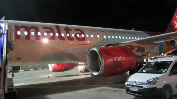 9H-AEP on the ground in Valletta