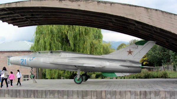 MiG-21 in the Mikoyan Museum of Sanahin, Armenia