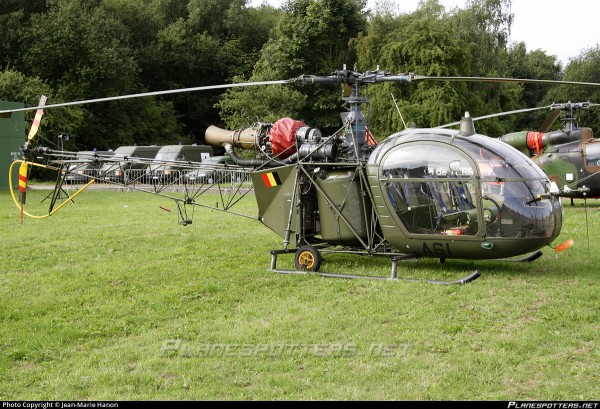 Belgian Air Force Aerospatiale Alouette II