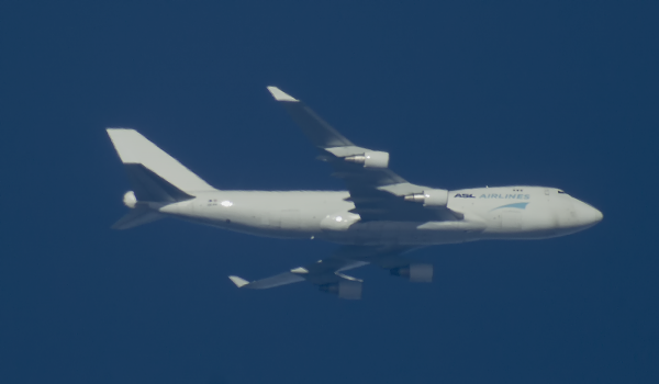 ASL AIRLINES BOEING 747 OE-IFB ROUTING JFK-LIEGE AS TAY011        29,000FT.