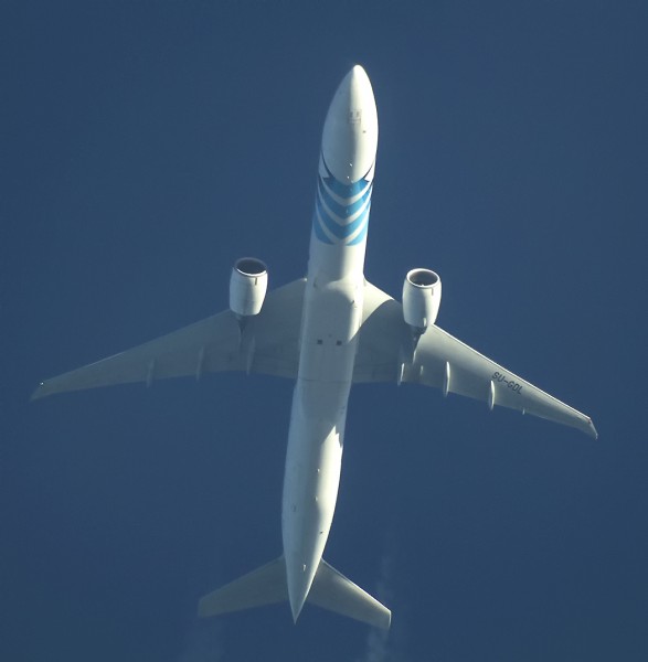 EGYPTAIR BOEING 777 SU-GDL ROUTING JFK-CAI-35,000FT.