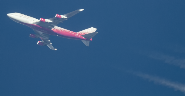 ROSSIYA BOEING 747 EI-XLC ROUTING WEST AS SDM5879  MOSCOW PUNTA CANA   32,000FT.