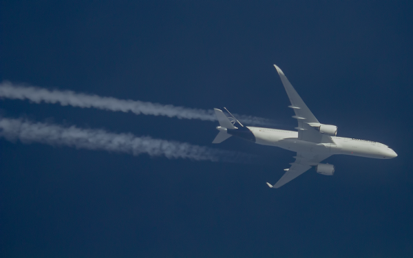 LUFTHANSA AIRBUS A350 D-AIXL ROUTING CHICAGO--MUNICH AS LH435   39,000FT.