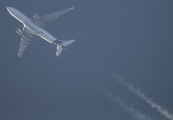 EUROWINGS AIRBUS A330 D-AXGG ROUTING PUNTA CANA--DUSSELDORF AS EWG1141    41,000FT.