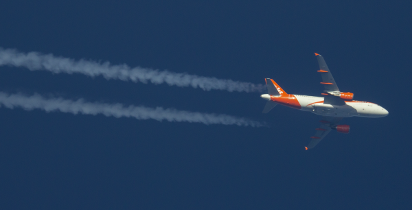 EASYJET AIRBUS A320 ROUTING EAST.