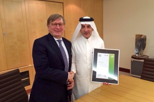 Dr. Kerkloh and Akbar Al-Baker