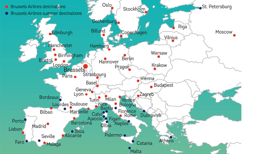 Brussels Airlines welcomes the summer season with strong passenger growth thanks to new destinations
