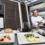 Peter Goossens (Hof van Cleve***) creates meals for Brussels Airlines