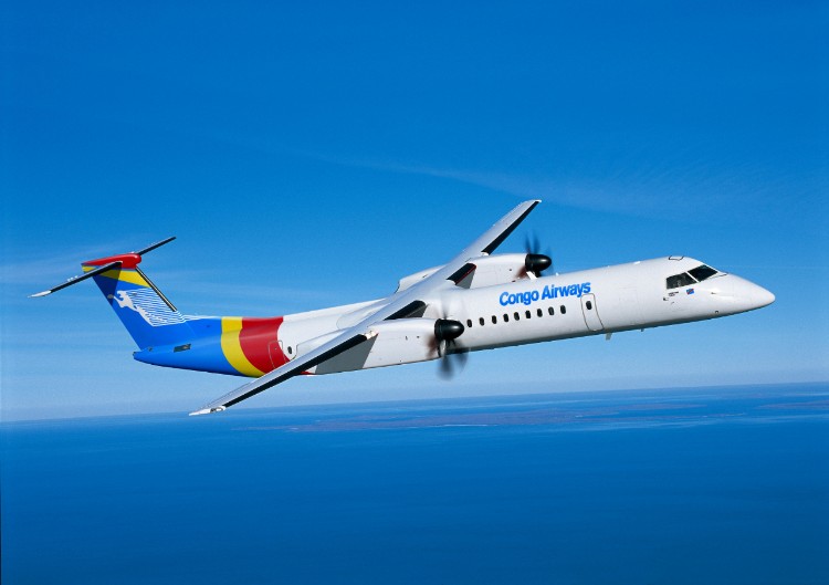 Bombardier Congo Airways to the Q400 turboprop family of