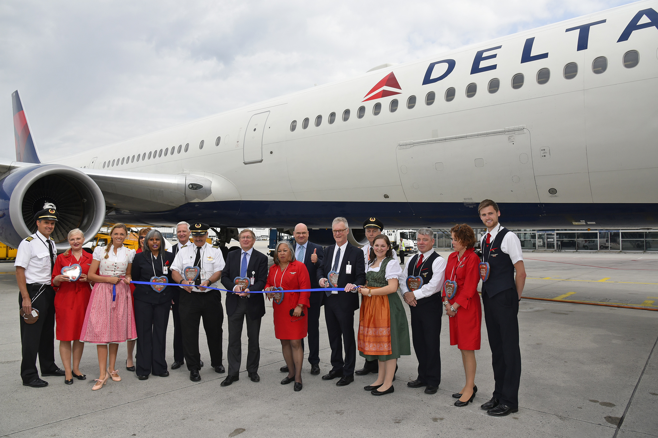 Erstflug Detla Airlines MUC-DTW