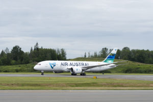 Air Austral delivery of first Boeing 787