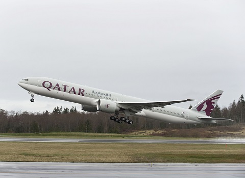 777-300 QTR QatarTakeoff K65224-14