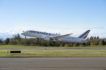 Air France (AFA); 787-8; Take Off; Everett; Left Side View; K66597; 2016-11-30