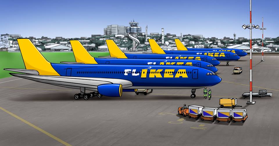 Yesterday IKEA launched FLIKEA Airlines; ... and other fake stories (April  Fools' day) - Aviation24.be